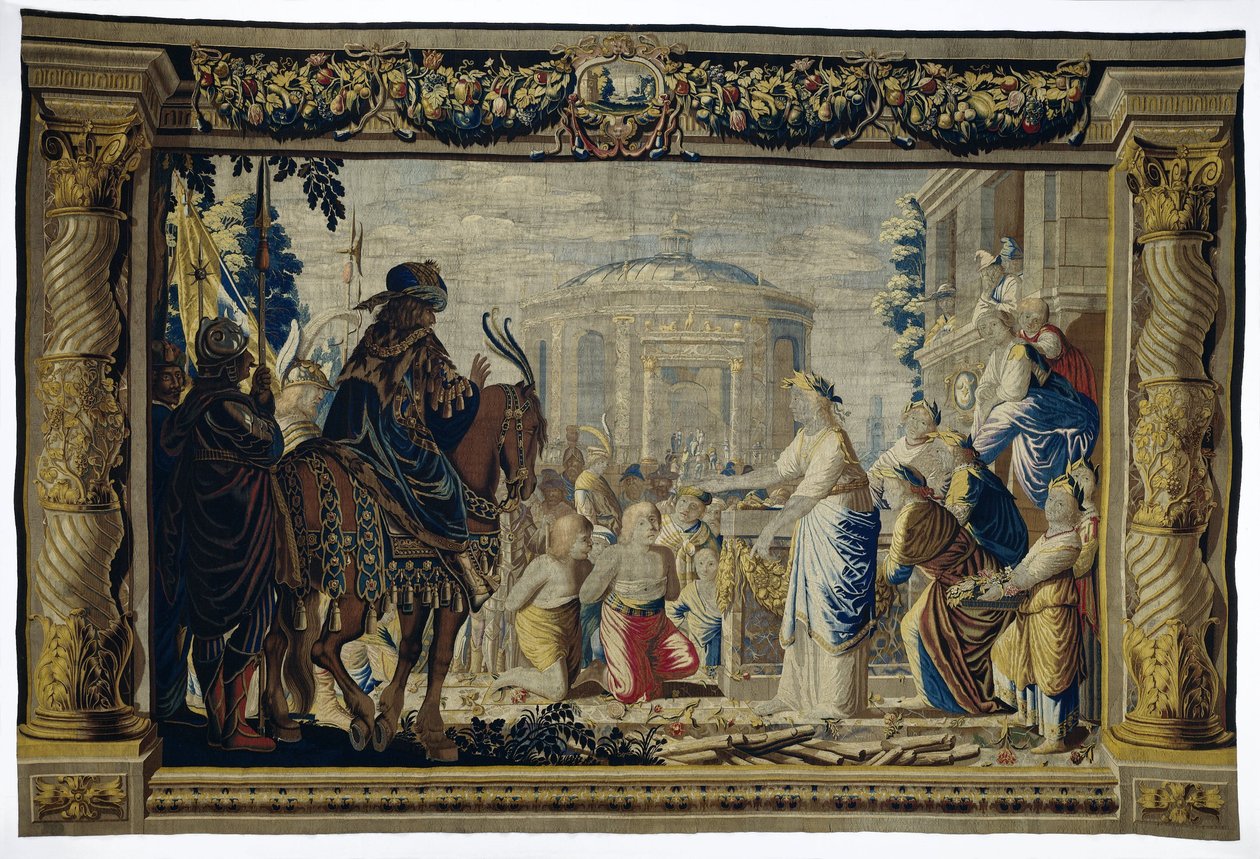 Orestes e Pylades antes da Iphigenia
A história da Iphigenia e Orestes (título da série) de Pieter de Cracht