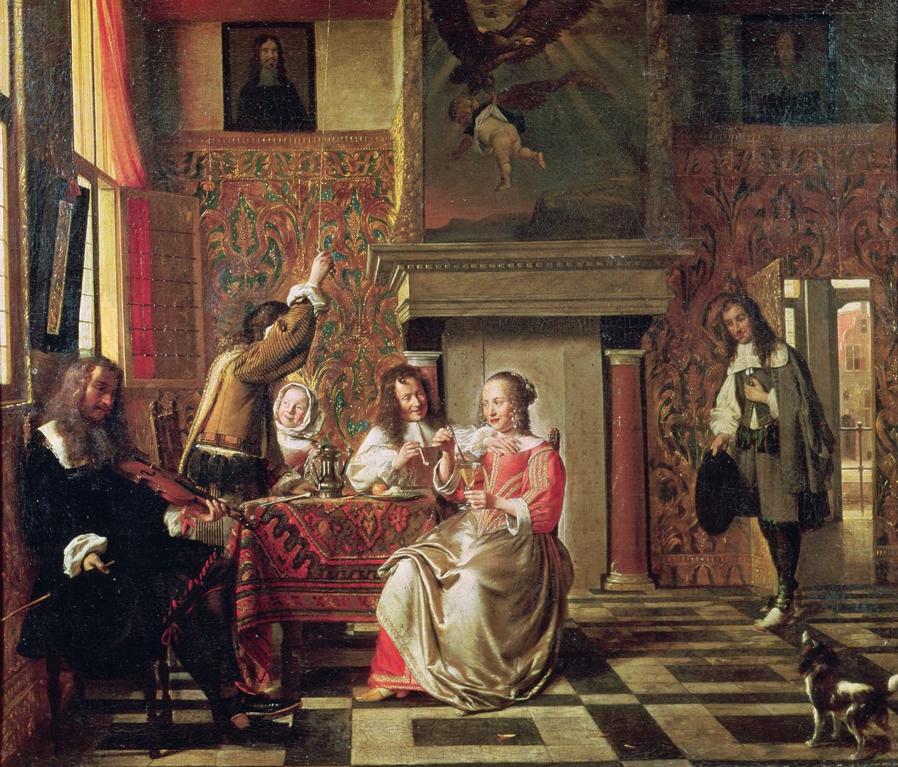 Conversação de Pieter de Hooch