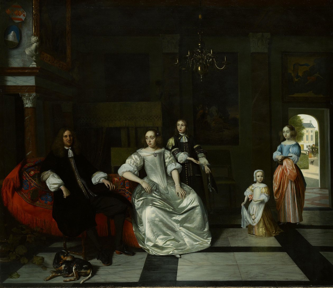 A família Jacott-Hoppesack de Pieter de Hooch