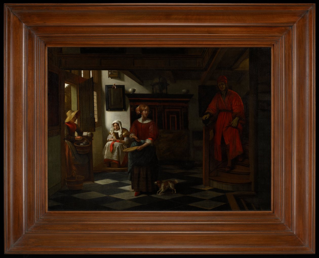 O vendedor de espargos de Pieter de Hooch