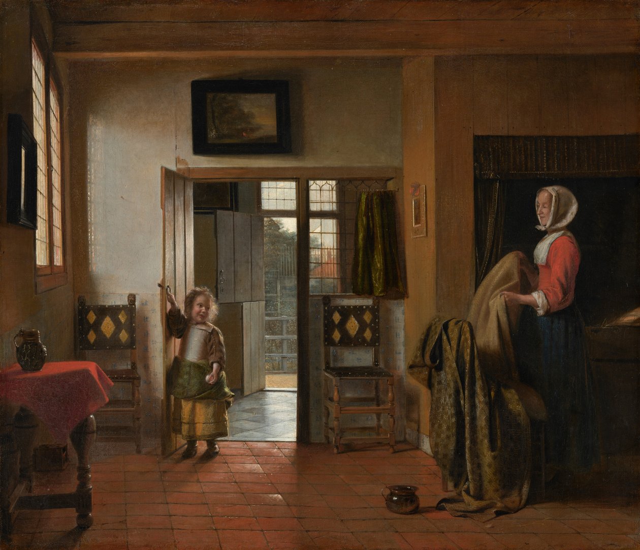 O quarto de dormir de Pieter de Hooch
