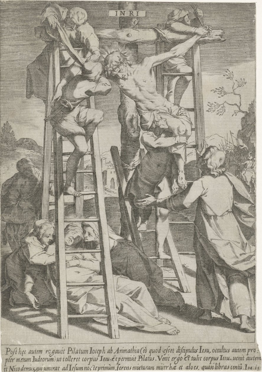 Kruisafneming
Passie van Christus (título da série)
Passionis et resurrectionis (título da série) de Pieter de Jode (I)