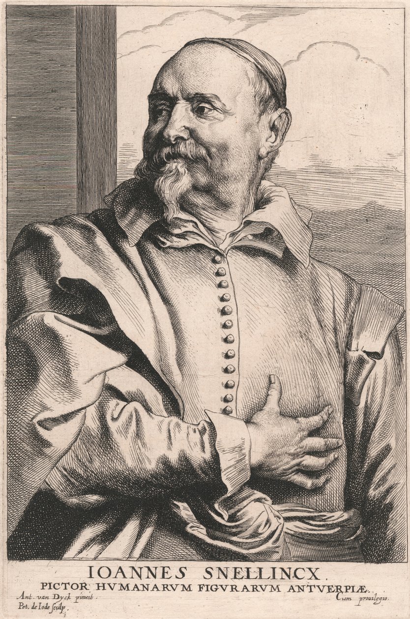 Joannes Snellincx, Pictor Humanarum Figurarum Antuerpiæ de Pieter de Jode