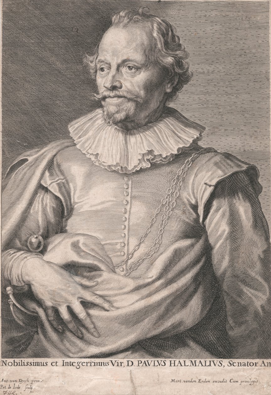 Nobilissimus et Integermus Vir, D. Paulus Halmalius, Senador Ant. de Pieter de Jode