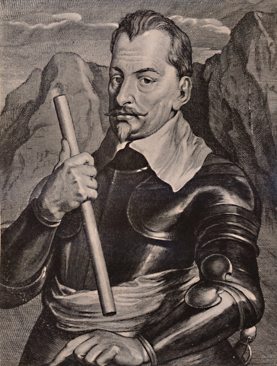 Albrecht von Wallenstein, general boêmio, século XVII 1894 de Pieter de Jode II