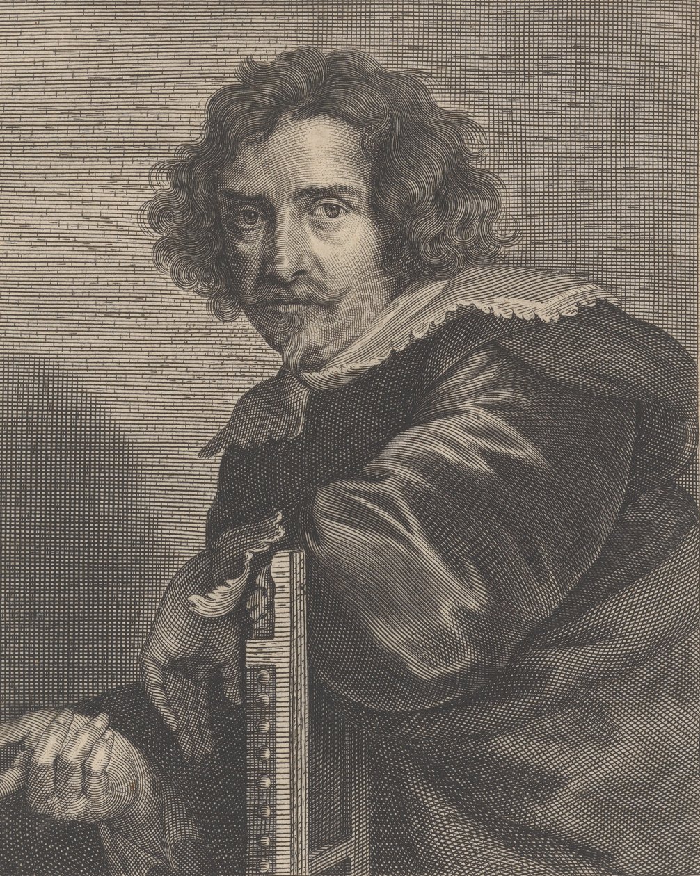 Retrato de Pieter de Jode, o Jovem, 1606-74. de Pieter de Jode II