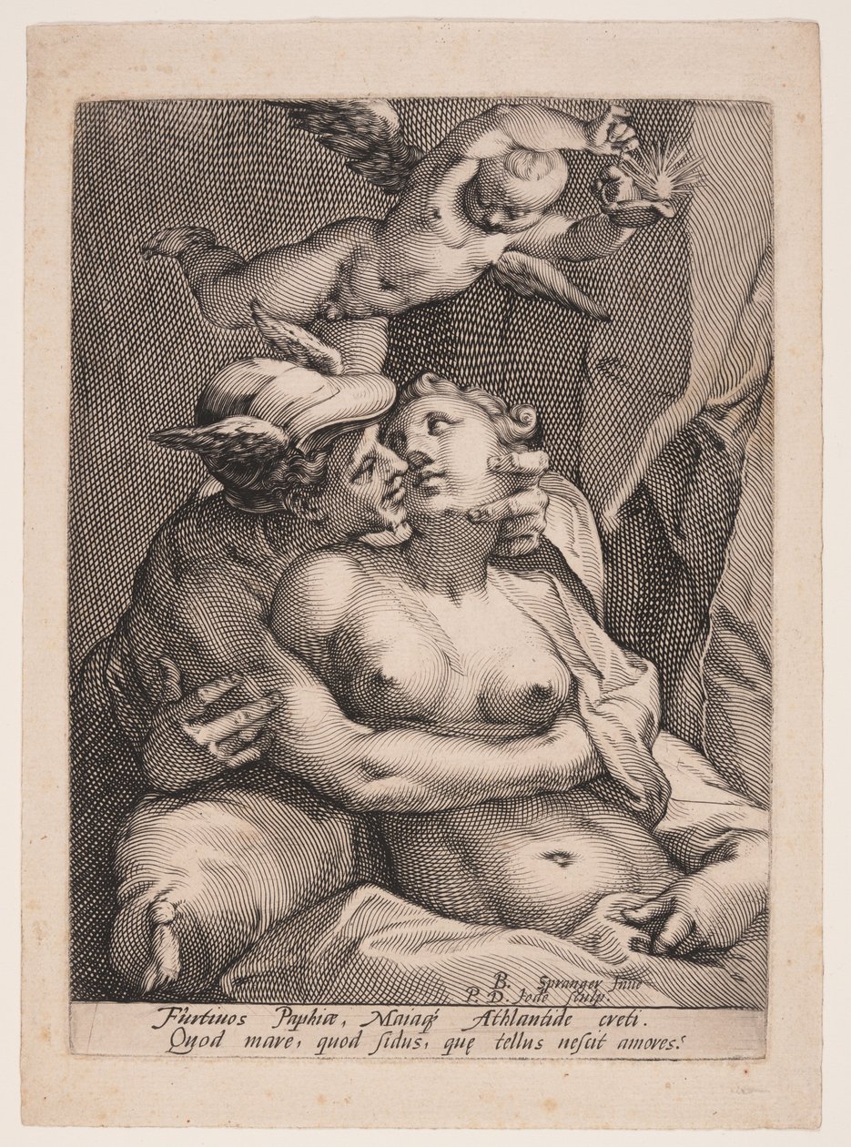 Mercúrio, Vénus e Cupido de Pieter de Jode I