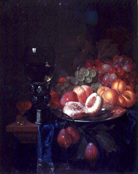 Natureza Morta de Frutas e Mariscos (óleo sobre tela) de Pieter de Ring