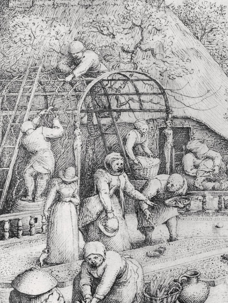 Detalhe da Primavera de Pieter Bruegel the Elder