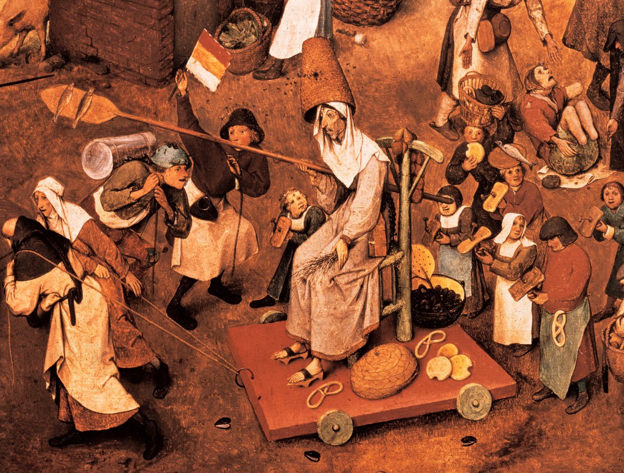 A luta entre o Carnaval e a Quaresma de Pieter Bruegel the Elder