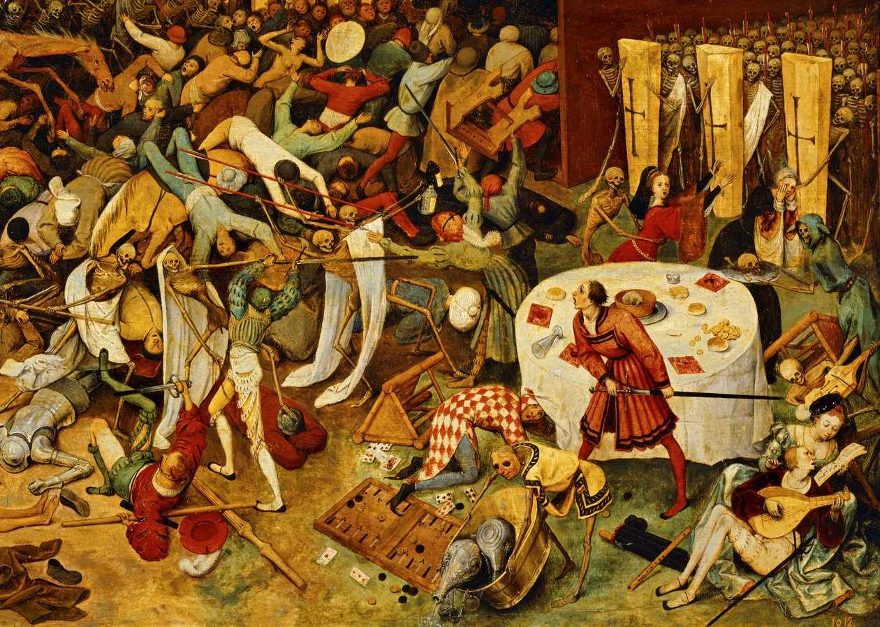 O triunfo da morte ... de Pieter the Elder Bruegel
