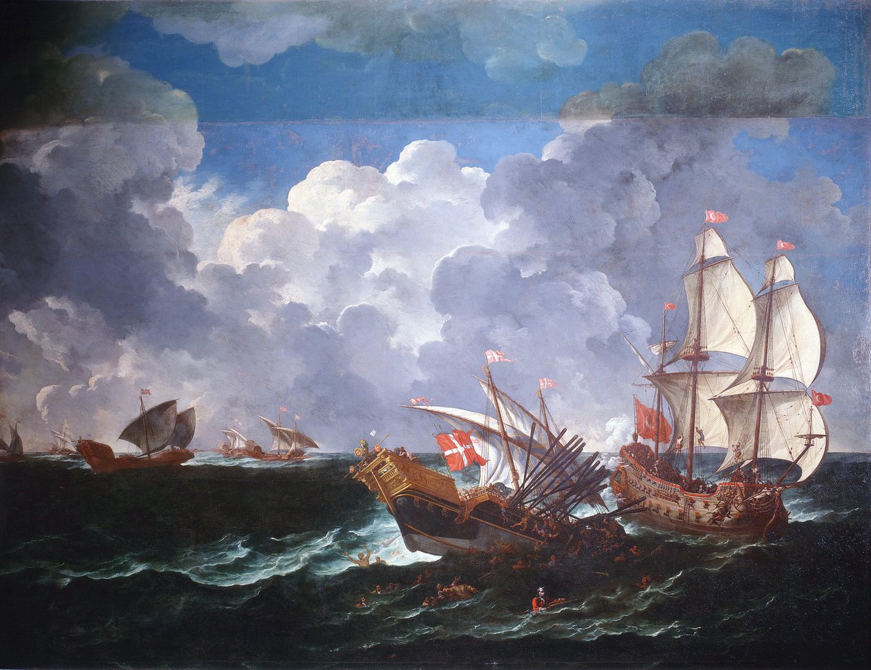 Batalha Naval (Pintura de Pieter the Younger Mulier