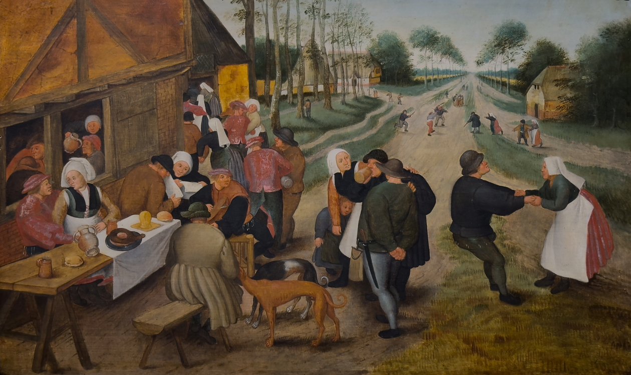 Quermesse flamenga, segunda metade do século XVI (óleo sobre madeira) de Pieter the Younger (studio of) Brueghel