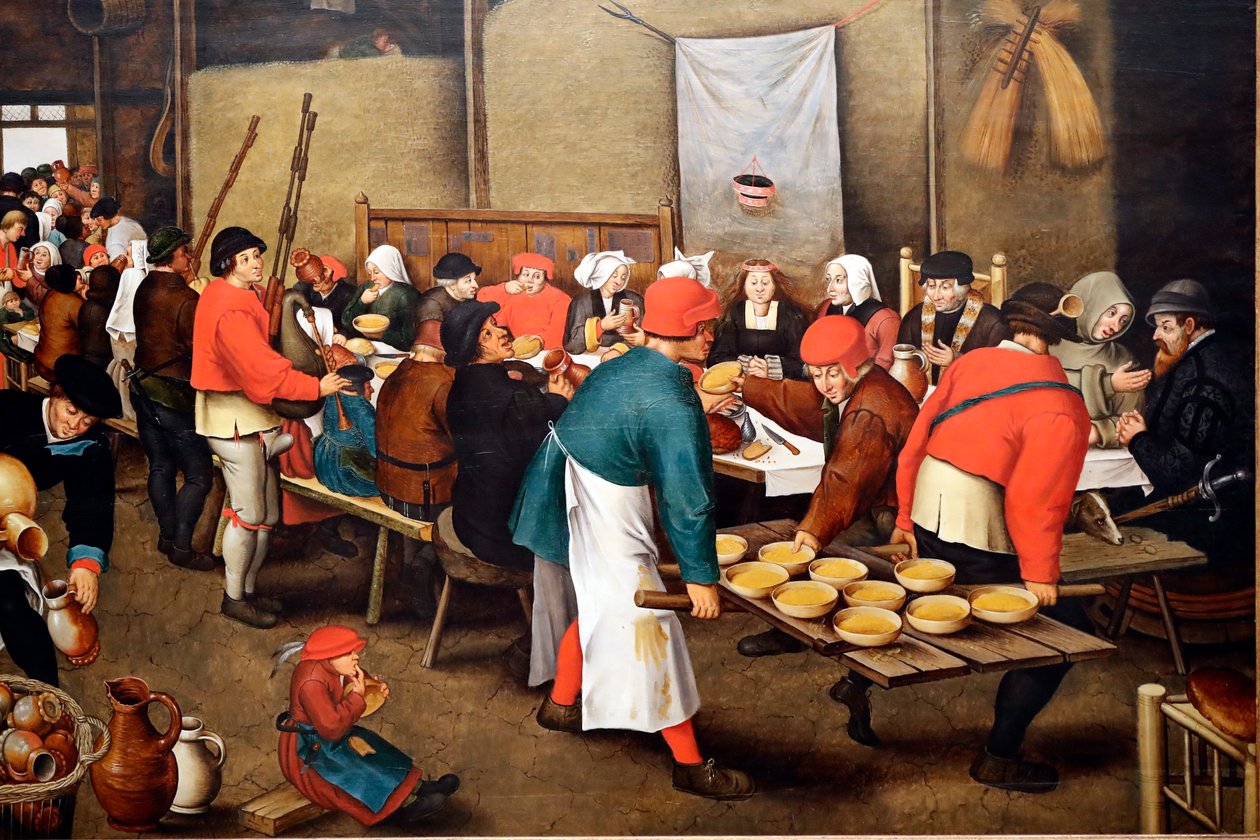 Museu de Évora. Brueghel, Pieter o Jovem (c.1564-1638). Festa de Casamento (ou Casamento de Camponeses) de Pieter the Younger Brueghel
