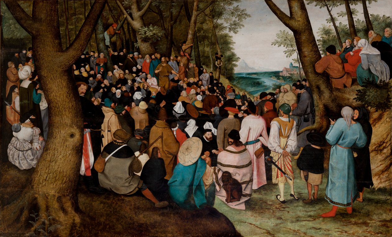 Sermão de São João Baptista de Pieter the Younger Brueghel