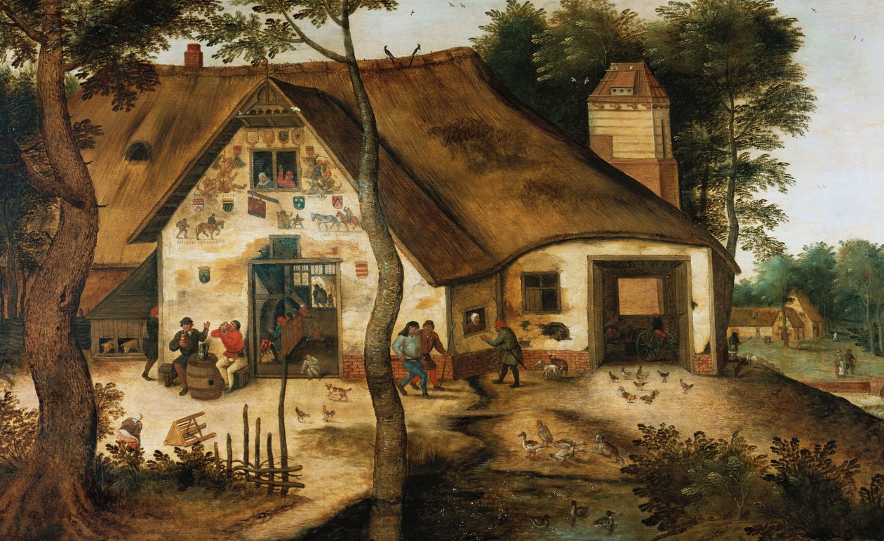 O Auberge Saint-Michel de Pieter Brueghel the Younger