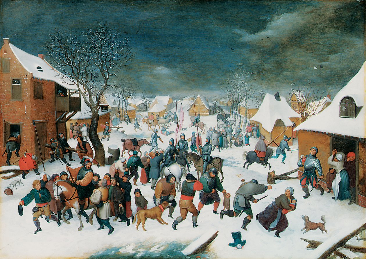 O Massacre dos Inocentes, 1605 de Pieter Brueghel the Younger