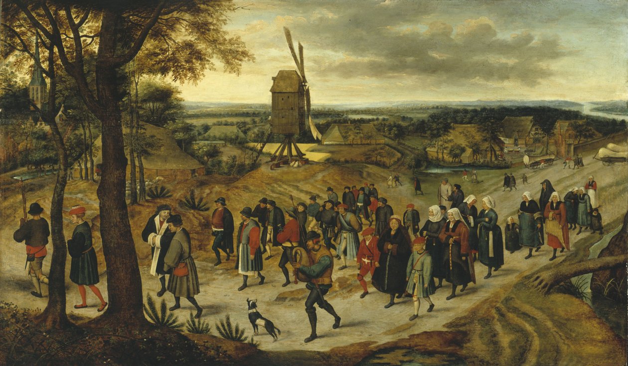 A procissão do casamento de Pieter the Younger Brueghel