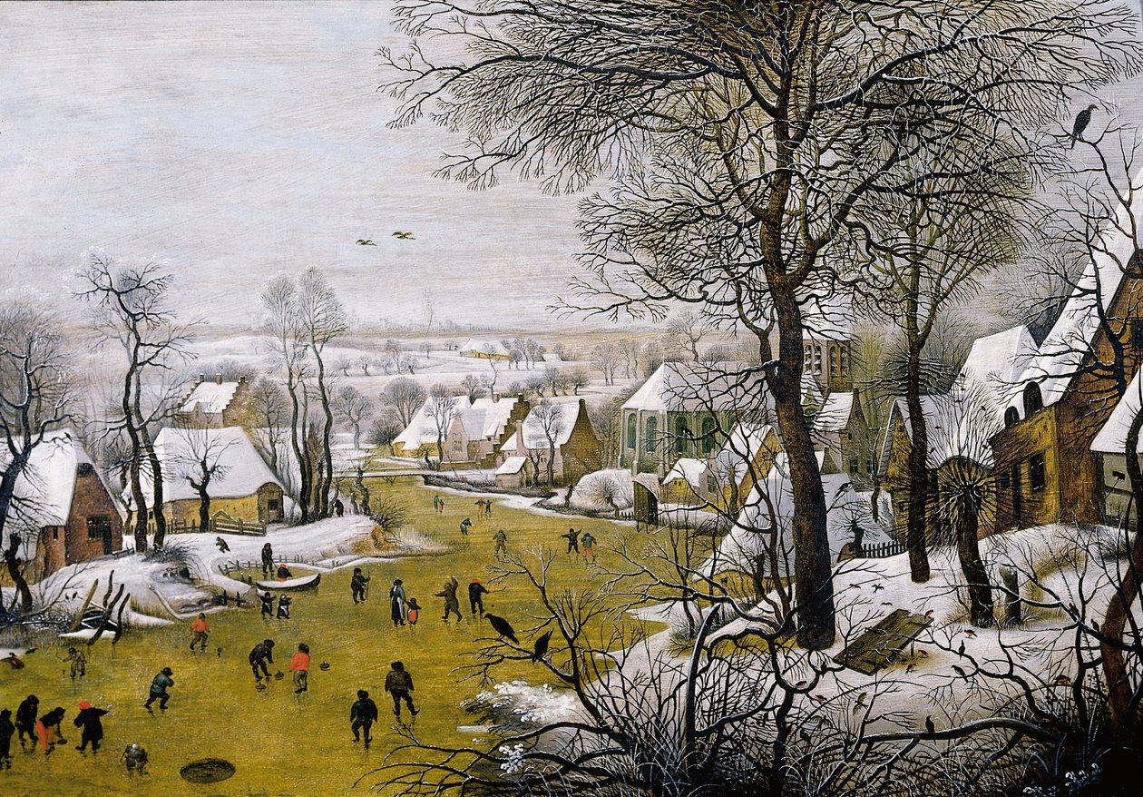A armadilha para pássaros de Pieter Brueghel the Younger