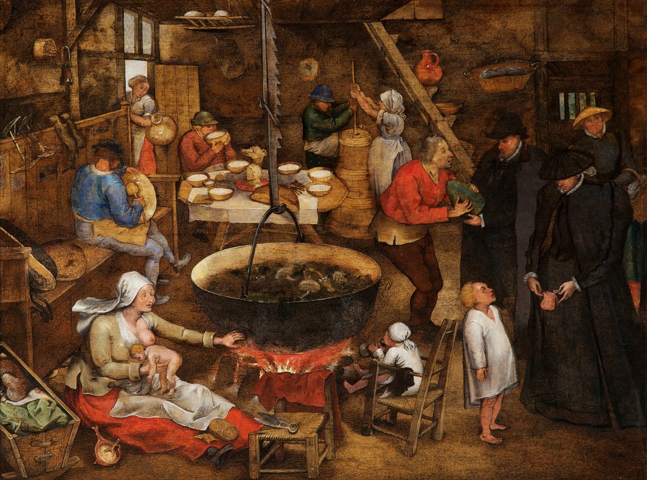 Visita a uma quinta de Pieter the Younger Brueghel