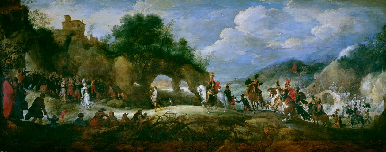 O triunfo de David sobre Golias de Pieter the Younger & Stalbemt Adriaen van (1580 1662) Brueghel