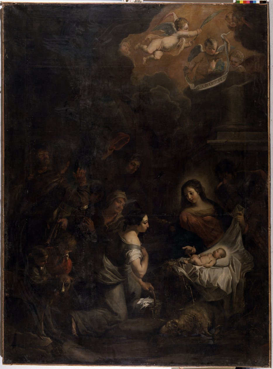 A Adoração dos Pastores de Pieter van (after) Mol