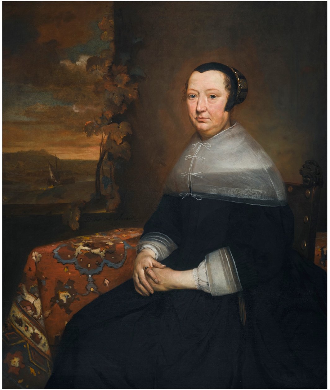 Retrato de uma mulher desconhecida de Pieter van Anraedt
