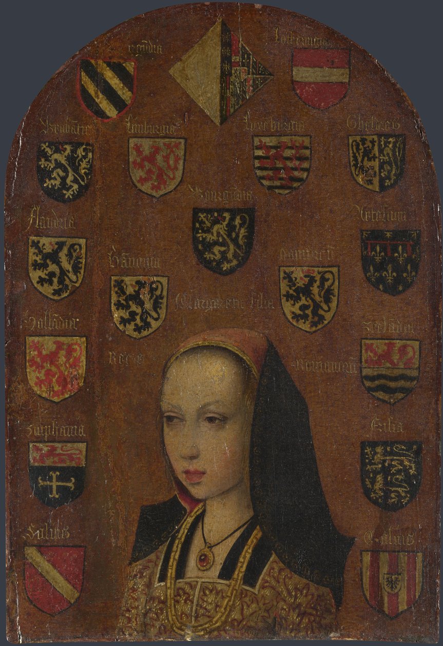 Margarida da Áustria 1480-1530, c. 1495 de Pieter van Coninxloo