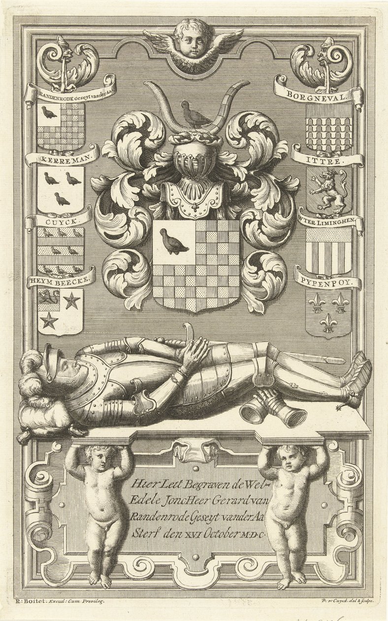 Tumba de Gerard van Randenrode van der Aa de Pieter van Cuyck (I)