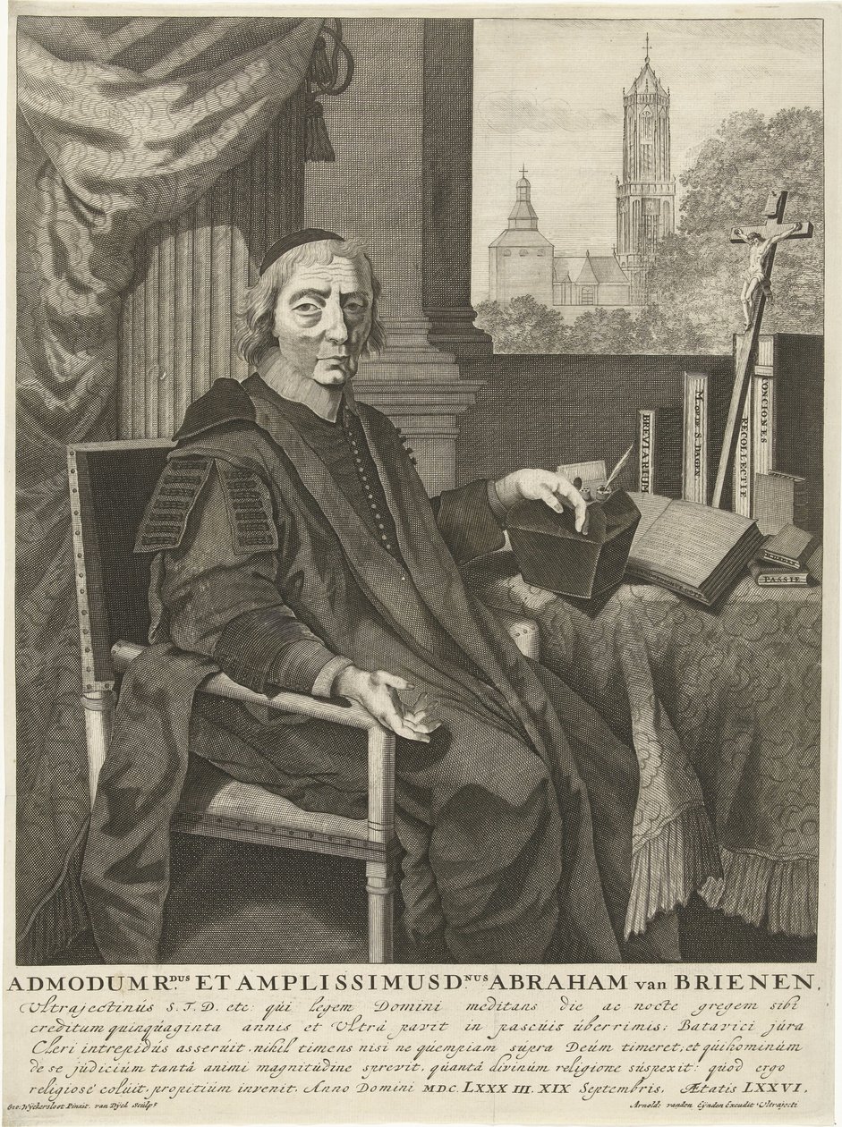Retrato do pároco Abraham van Brienen de Pieter van Dijck