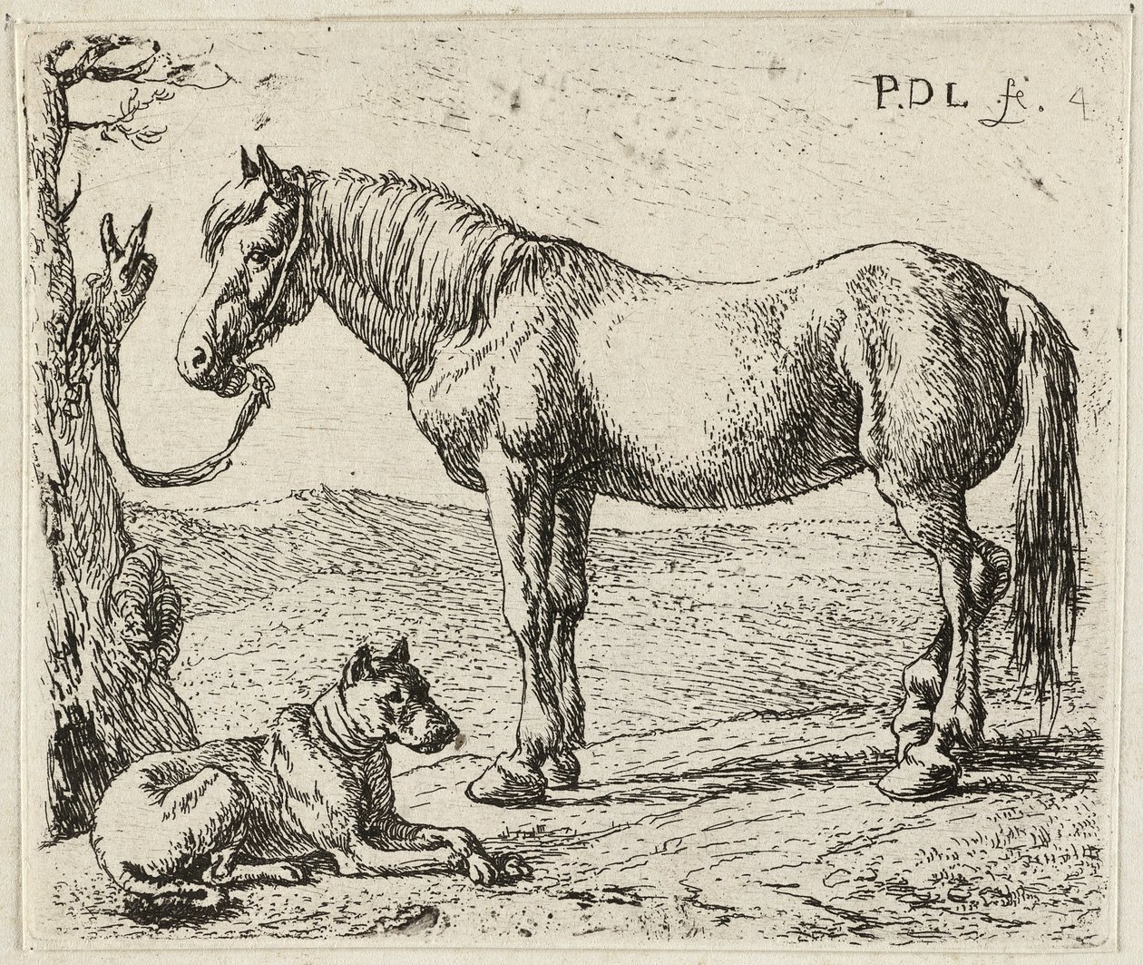 O cavalo e o cão de Pieter van Laer