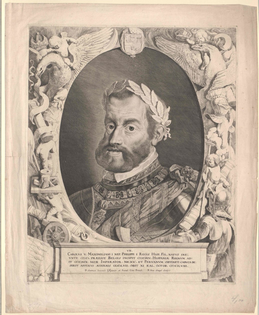 Sacro Imperador Romano Carlos V (impressão) de Pieter van Sompel
