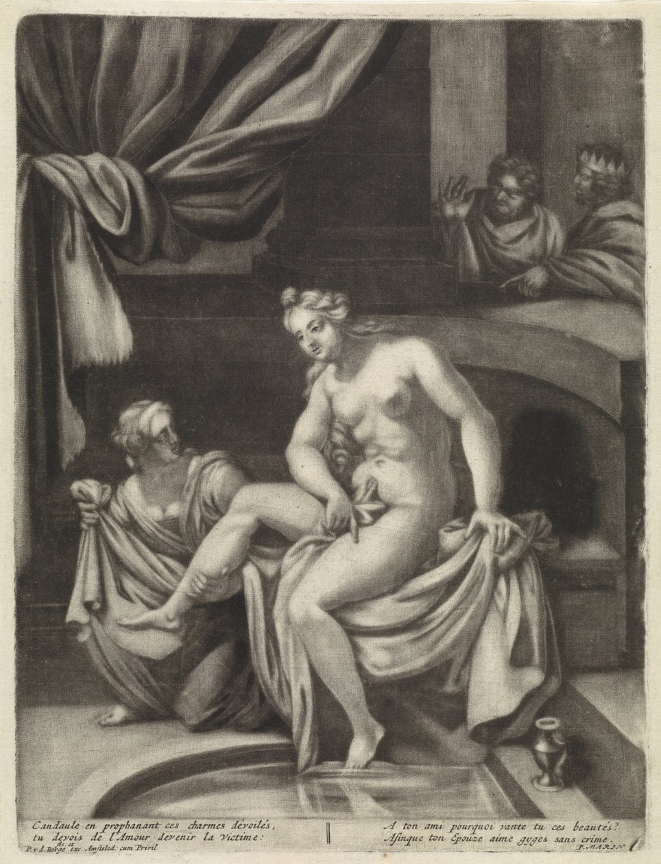 David e Betsabá de Pieter van den Berge