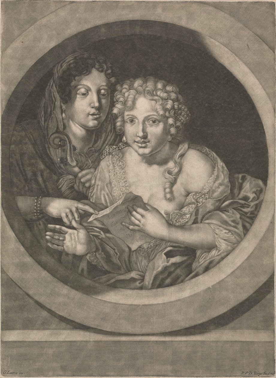 Raparigas a cantar de Pieter van den Berge
