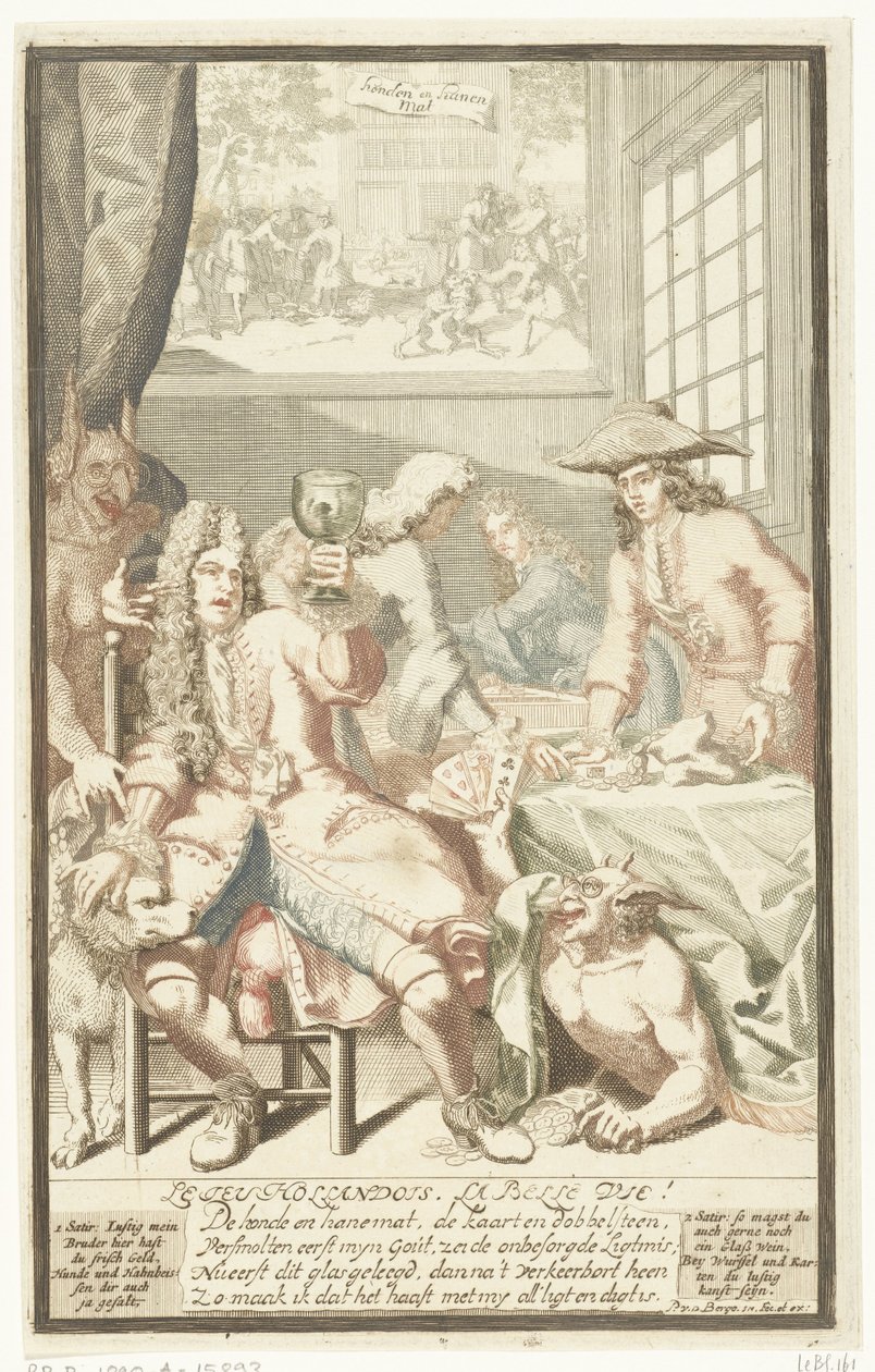 O jogo de cartas de Pieter van den Berge