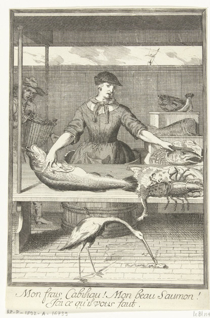 Vendedora de peixe de Pieter van den Berge