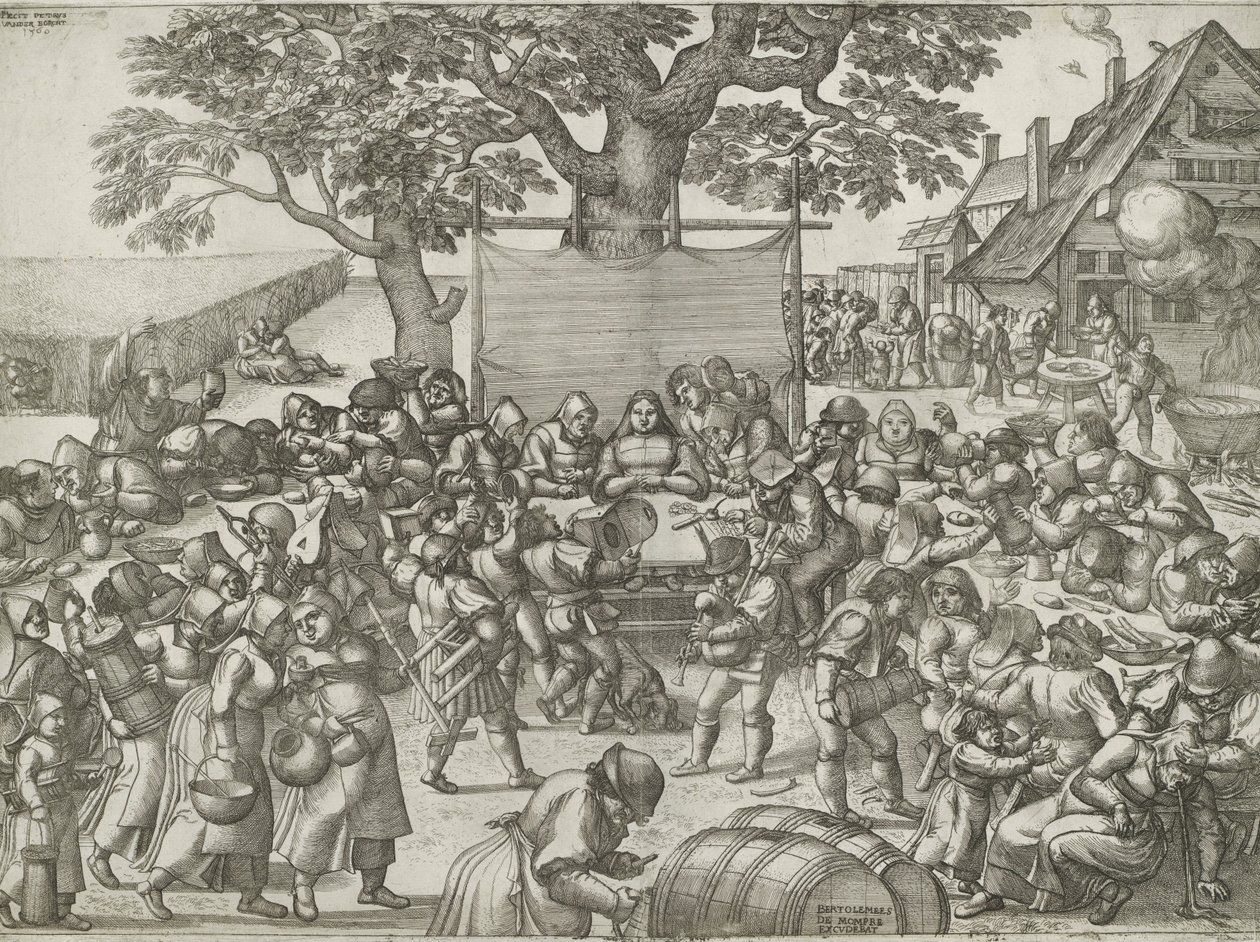 Casamento de camponeses de Pieter van der Borcht (I)