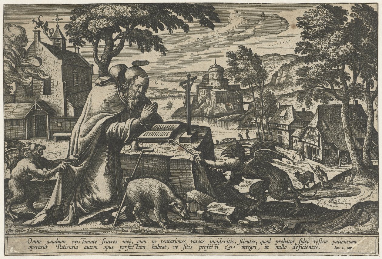 A tentação de Santo António de Pieter van der Borcht (I)