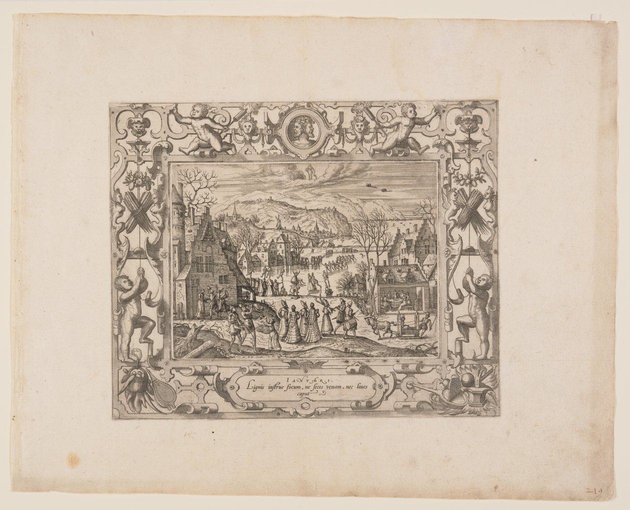 janeiro, de Os Doze Meses de Pieter van der Borcht