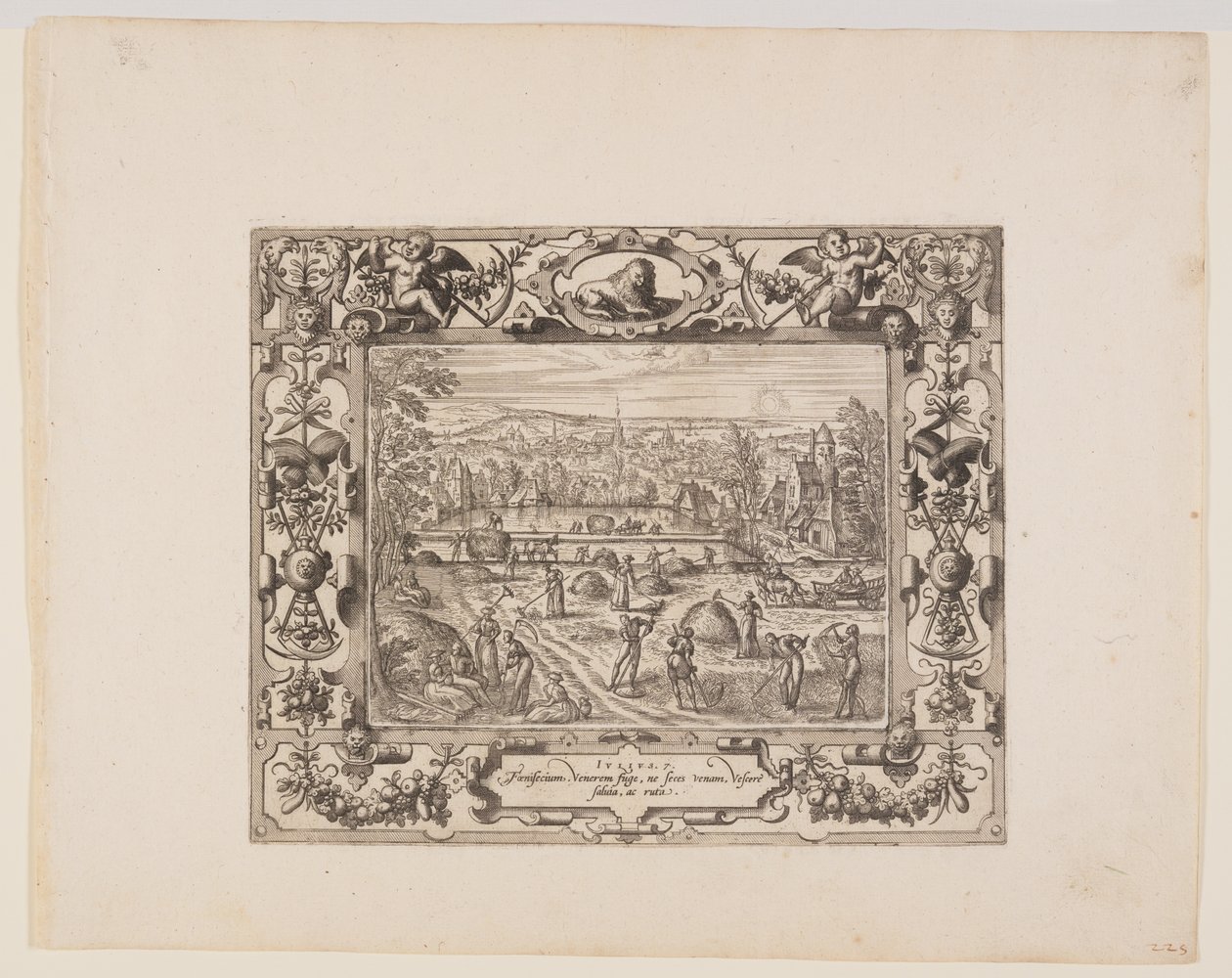 julho, de Os Doze Meses de Pieter van der Borcht