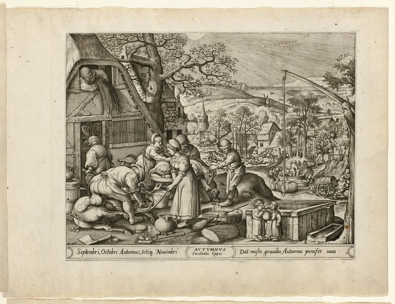 Outono, das Quatro Estações de Pieter van der Heyden