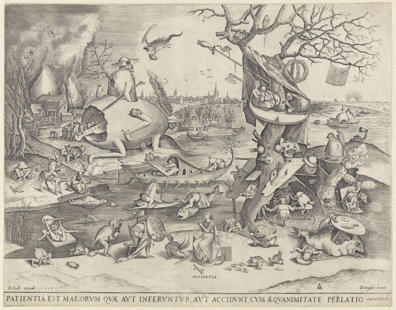 Geduld Paciência (título no objeto) de Pieter van der Heyden