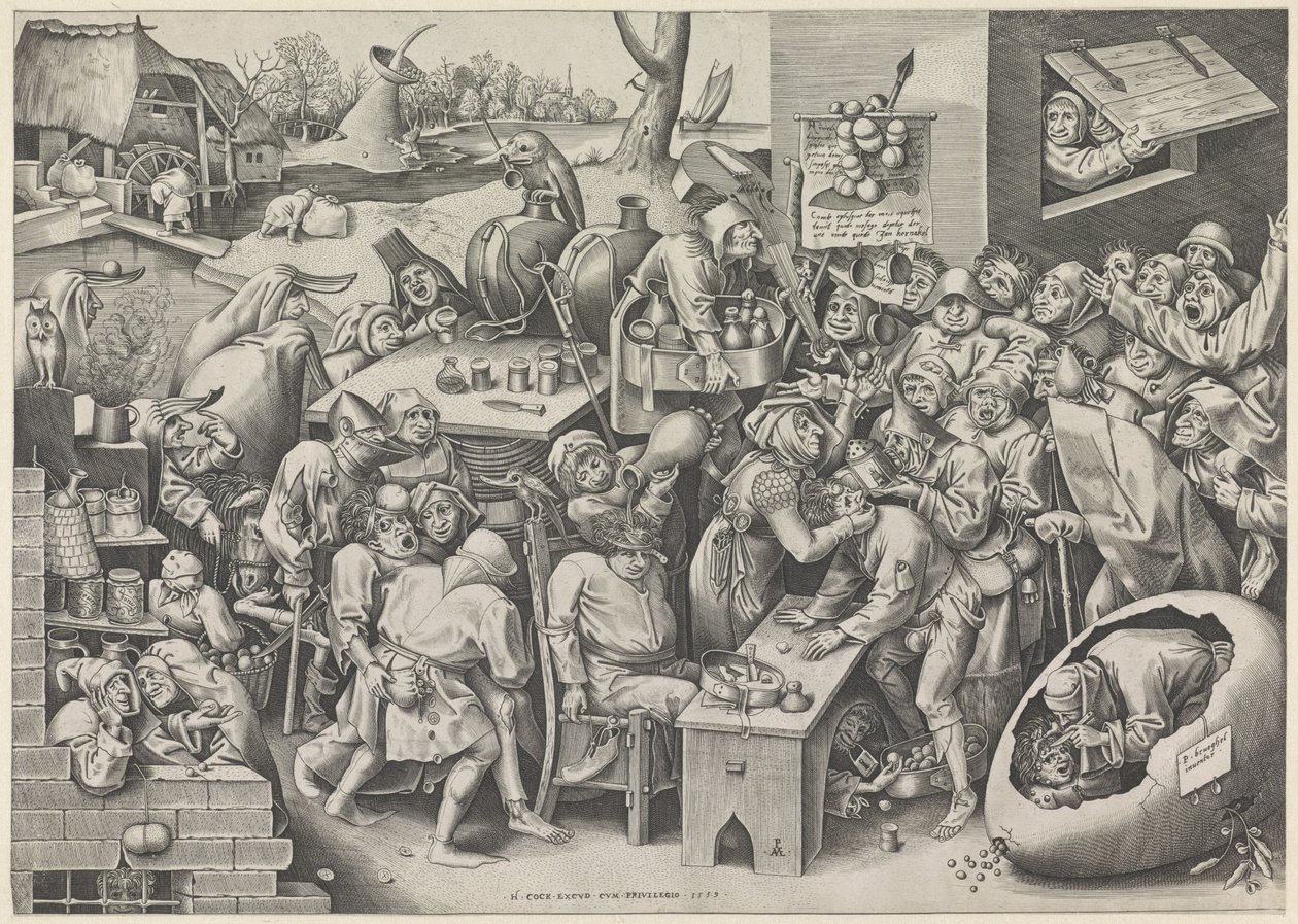 Keisnijder ou a bruxa de Mallegem de Pieter van der Heyden