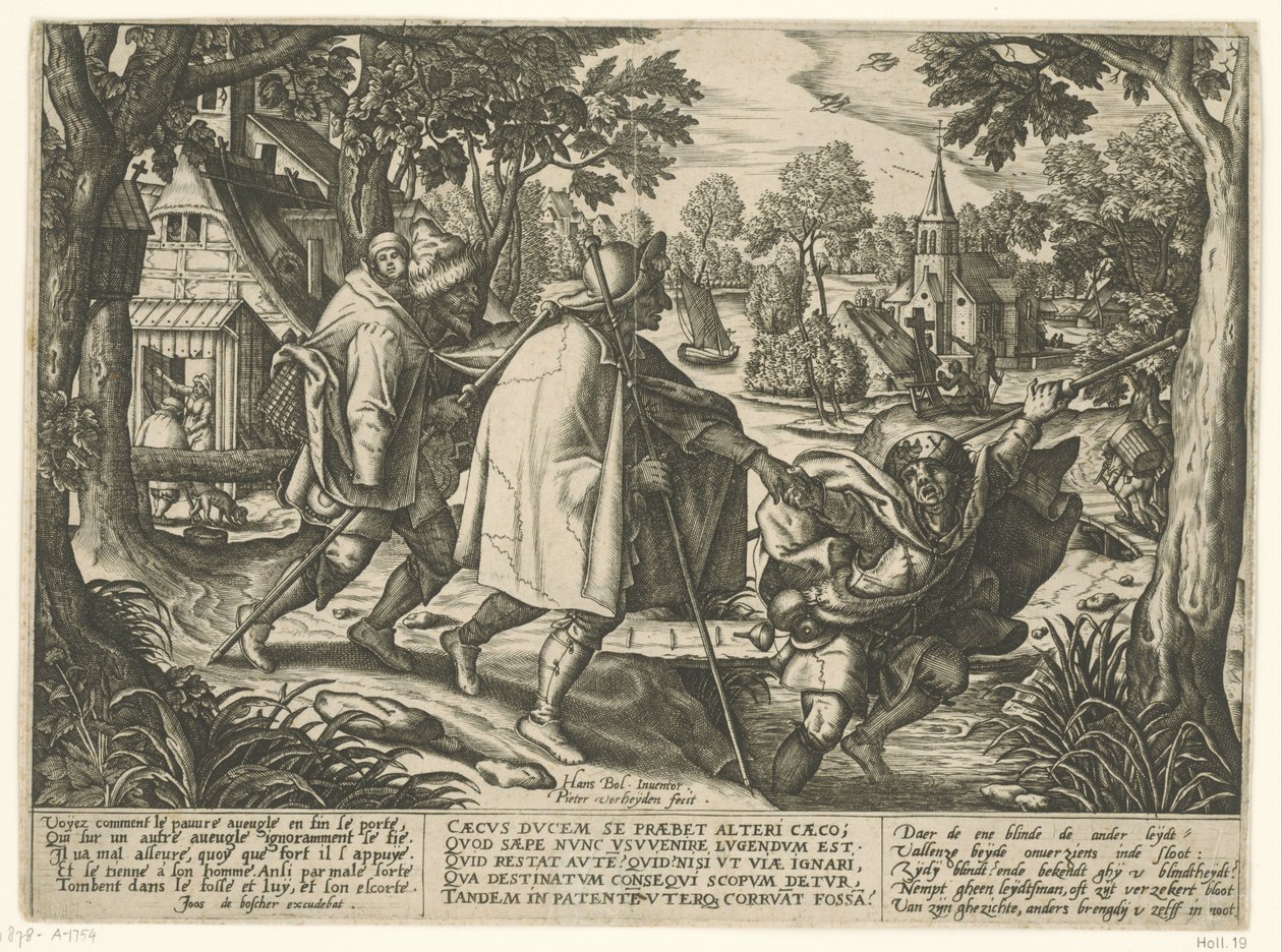 Parábola dos dois homens cegos de Pieter van der Heyden