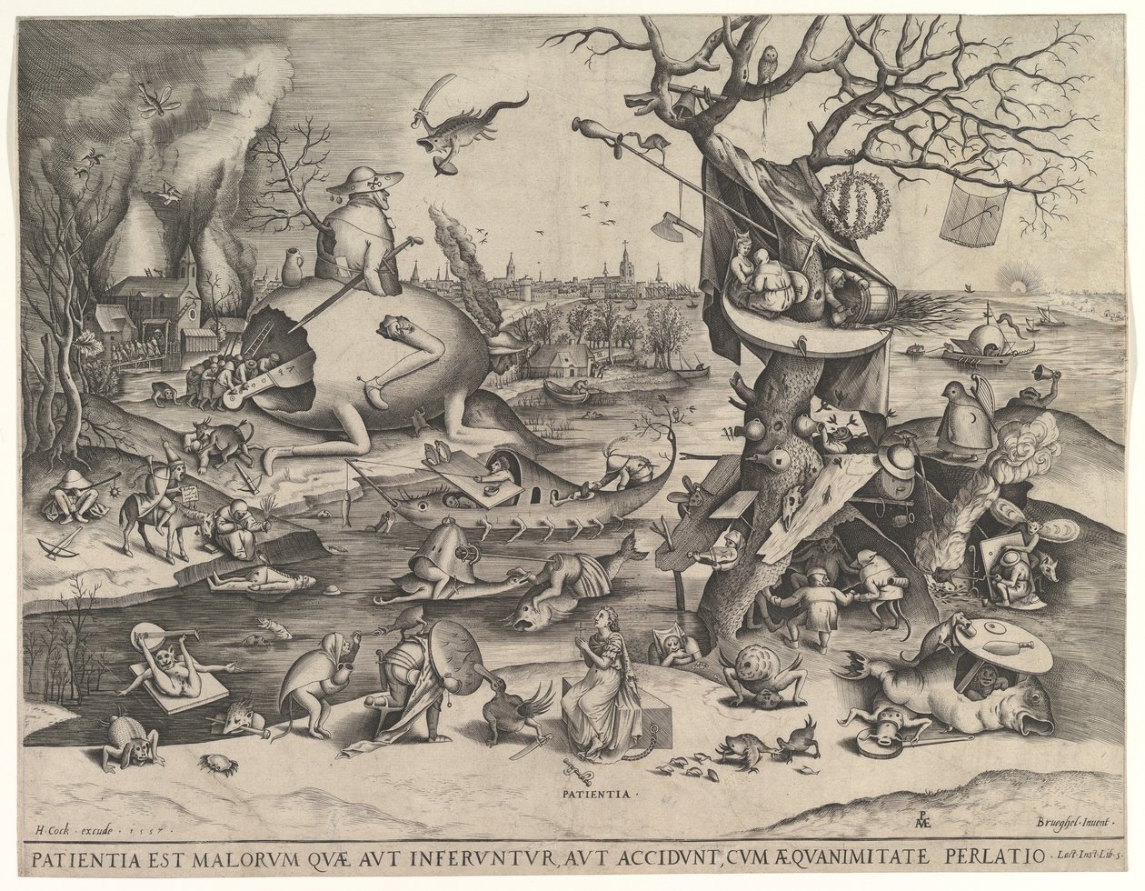 Paciência, Paciência, 1557. de Pieter van der Heyden