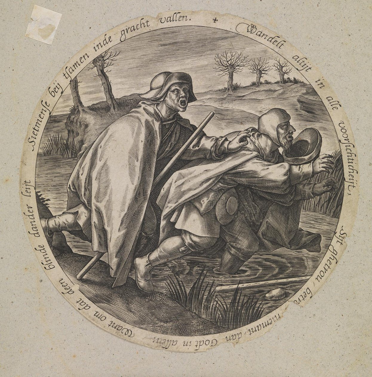 O cego guiando o cego de Pieter van der Heyden
