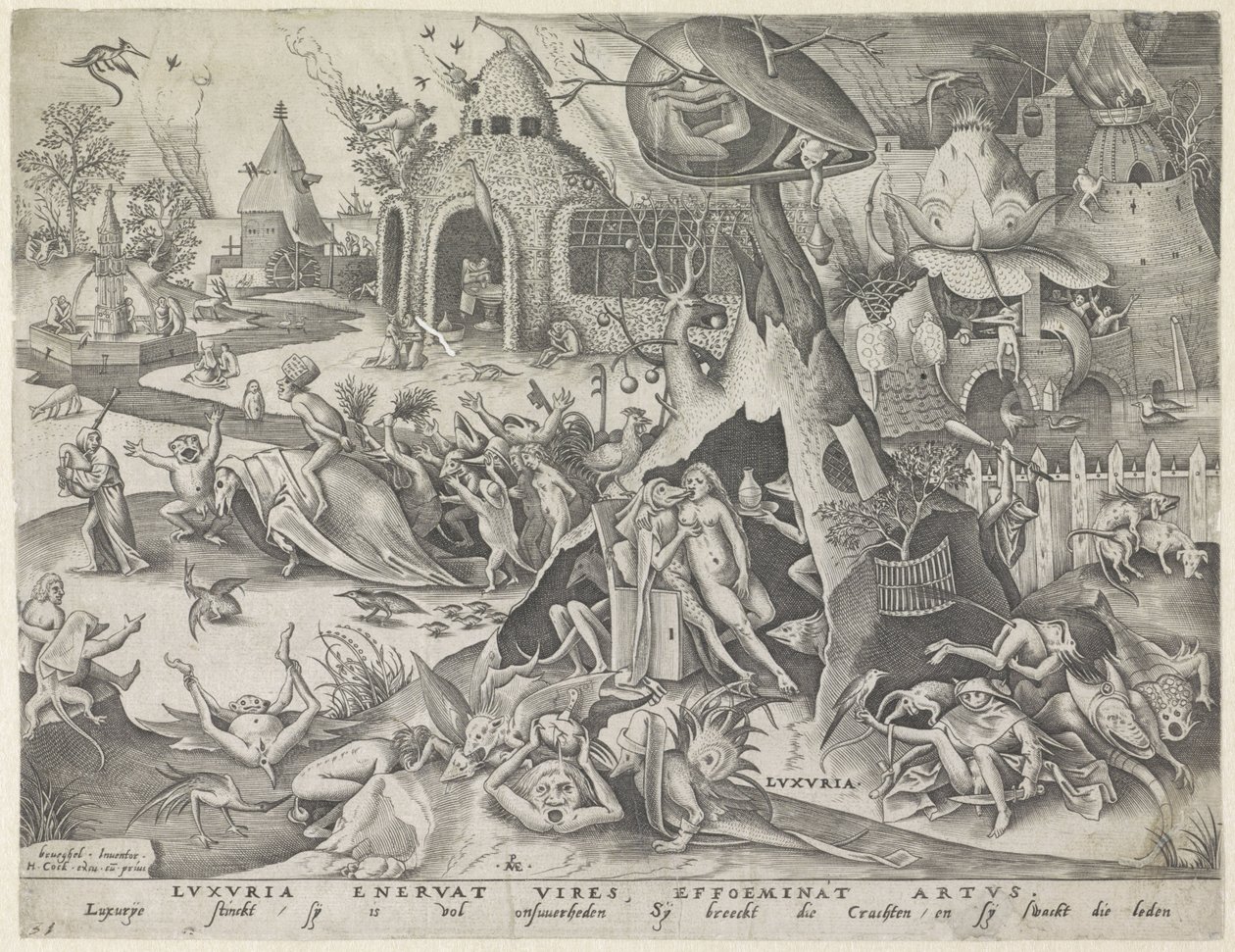 Luxúria
Luxuria (título sobre o objecto)
Os sete pecados mortais (título da série) de Pieter van der Heyden