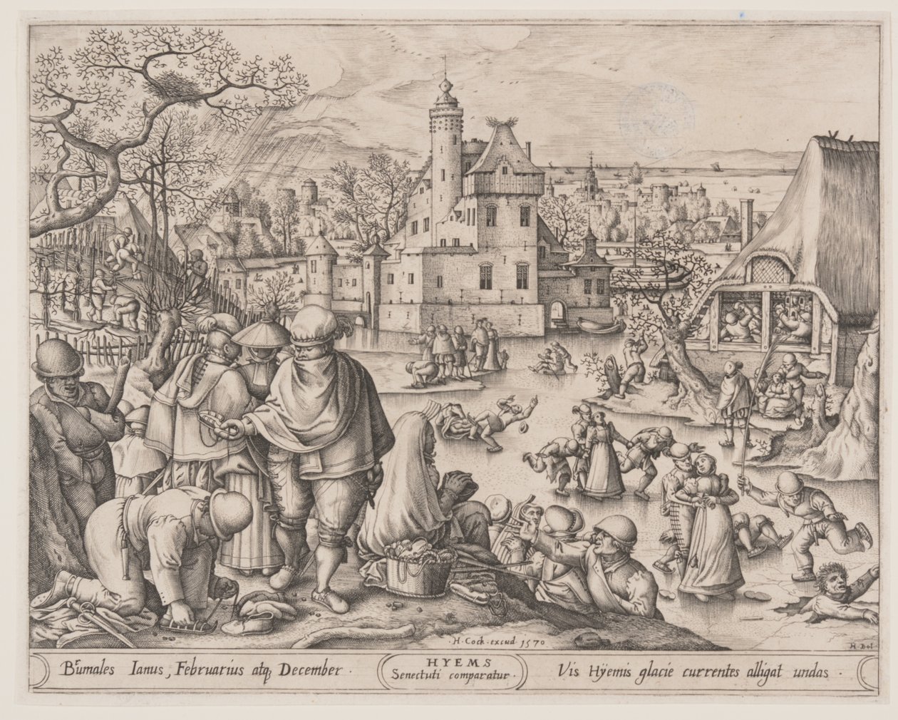 inverno de Pieter van der Heyden