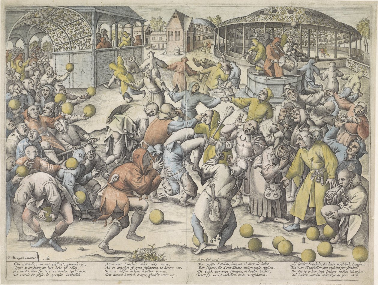 Feira dos tolos de Pieter van der Heyden