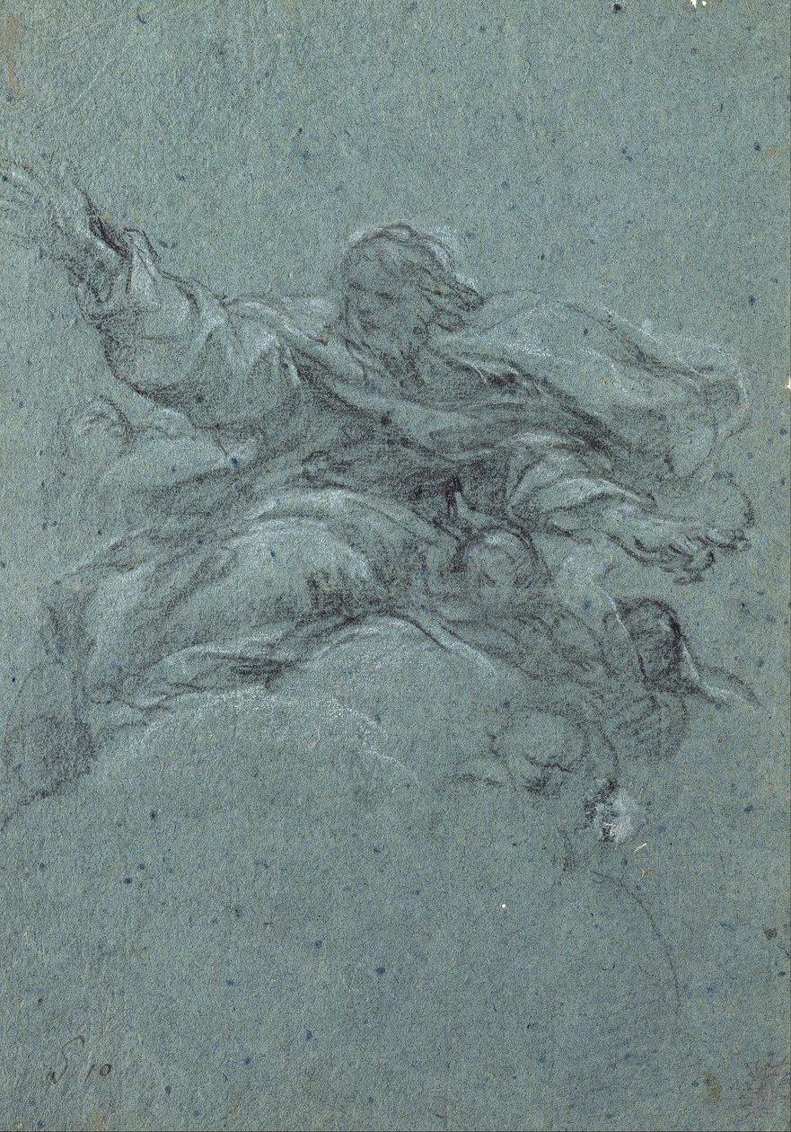Estudo de Deus Pai de Pietro da Cortona